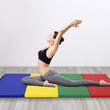 Load image into Gallery viewer, 4&#39; x 8&#39; x 2&quot; 4 Colors Folding Panel Gymnastics Mat
