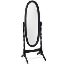 Load image into Gallery viewer, Swivel Full Length Ovel Mirror Free Standing Dressing-Black
