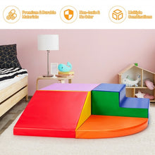 Load image into Gallery viewer, 4-Piece Indoor Toddler Playtime Corner Climber Play Set-Multicolor
