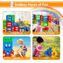 Load image into Gallery viewer, 32 Pieces Big Waffle Block Set Kids Educational Stacking Building Toy
