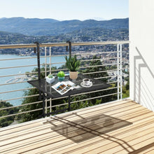 Load image into Gallery viewer, Railing Folding Table with 5-Level Adjustable Heights
