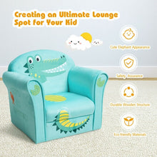 Load image into Gallery viewer, Kids Crocodile Armrest Upholstered Couch
