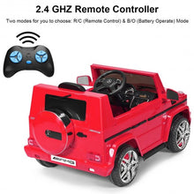 Load image into Gallery viewer, Mercedes Benz G65 Licensed Remote Control Kids Riding Car-Red
