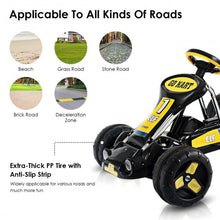 Load image into Gallery viewer, Go Kart Kids Ride Car Pedal Powered Car 4 Wheel Racer Toy Stealth Outdoor-Black
