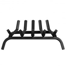 Load image into Gallery viewer, 21&quot; Iron Fireplace Log Grate Firewood Burning Rack
