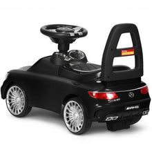 Load image into Gallery viewer, Licensed Mercedes Benz Kids Ride On Push Car-Black
