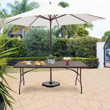 Load image into Gallery viewer, 6&#39; Portable Folding Rattan Table
