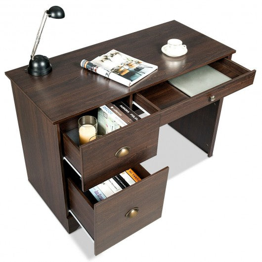 Computer Desk PC Laptop Writing Table Workstation Study Furniture-Natural