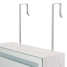 Load image into Gallery viewer, Door Wall Mount Touch Screen Mirrored Jewelry Cabinet-White
