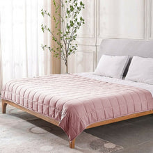 Load image into Gallery viewer, 10lbs 3 pcs Heavy Weighted Duvet Blanket-Pink
