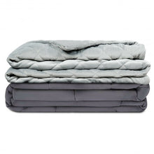 Load image into Gallery viewer, 15 lbs 100% Cotton Weighted Blanket with Soft Crystal Cover

