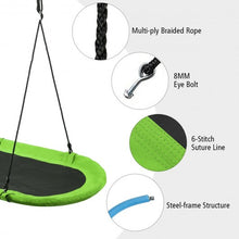 Load image into Gallery viewer, 60&quot; Saucer Surf Outdoor Adjustable Swing Set-Green
