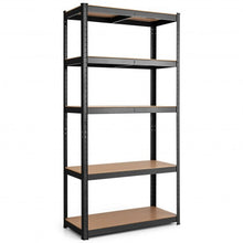 Load image into Gallery viewer, 35.5&quot; x 71&quot; Adjustable 5-Layer 2000 lbs Capacity Tool Shelf -Black
