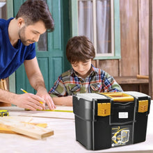 Load image into Gallery viewer, Rolling Toolbox Stackable Cabinet Storage Chest Organizer with Handle
