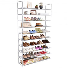 Load image into Gallery viewer, 50 Pair 10 Tiers Shoe Rack Shelf Storage Organizer
