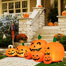 Load image into Gallery viewer, 7.5&#39; Halloween Inflatable 7 Pumpkins Patch with LED Lights
