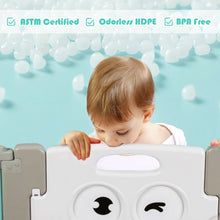 Load image into Gallery viewer, 14-Panel Foldable Baby Playpen Kids Activity Centre-Green
