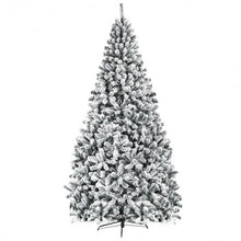 Load image into Gallery viewer, 9 Feet Artificial Christmas Tree with Premium Snow Flocked Hinged
