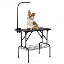 Load image into Gallery viewer, 32&quot; Pet Grooming Table Durable Foldable Rubber Top
