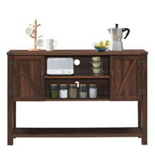 Load image into Gallery viewer, TV Storage Cabinets with Bottom Shelf-Brown
