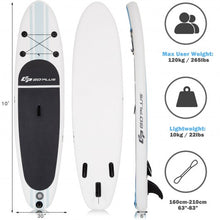 Load image into Gallery viewer, 10&#39; Inflatable Stand Up Paddle Board with Paddle Pump
