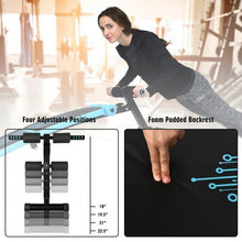 Load image into Gallery viewer, Abdominal Twister Trainer with Adjustable Height Exercise Bench-Blue
