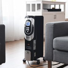Load image into Gallery viewer, 1500 W LCD 7-fin Timer Electric Oil Filled Radiator Heater
