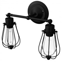 Load image into Gallery viewer, Wire Caged Vintage Industrial Retro Edison Wall Lamp
