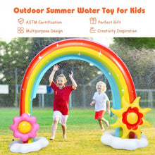 Load image into Gallery viewer, Summer Outdoor Inflatable Rainbow Sprinkler
