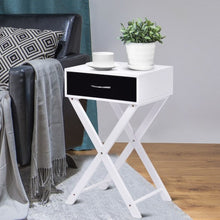 Load image into Gallery viewer, Campaign Style Modern X-Shape Accent Side End Table
