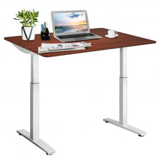 Load image into Gallery viewer, 55&quot; One-Piece Universal Tabletop for Standard and Sit to Stand Desk Frame-Espresso
