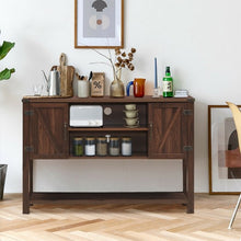 Load image into Gallery viewer, TV Storage Cabinets with Bottom Shelf-Brown
