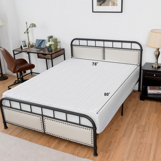 Safe Electric Heated Mattress Pad with 4 Size 8 Temperature 10-Hour Timer-King