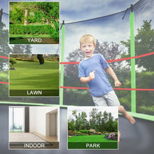 Load image into Gallery viewer, 55&quot; Youth Jumping Round Trampoline with Safety Pad Enclosure-Green
