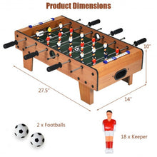 Load image into Gallery viewer, 27&quot; Foosball Table Mini Tabletop Soccer Game
