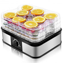 Load image into Gallery viewer, 5 Tray Temperature Control Fruit Vegetable Dryer
