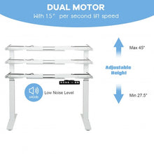 Load image into Gallery viewer, Adjustable Electric Stand with Controller-White
