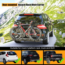 Load image into Gallery viewer, 2&quot; Heavy Duty 2 Bicycle Hitch Mount Carrier
