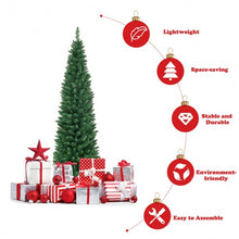 Load image into Gallery viewer, PVC Artificial Slim Pencil Christmas Tree-5&#39;
