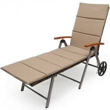 Load image into Gallery viewer, Outdoor Chaise Lounge Chair Rattan Lounger Recliner Chair
