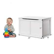 Load image into Gallery viewer, Wooden Toy Storage Chest Box
