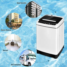 Load image into Gallery viewer, Full-Automatic Washing Machine 1.5 Cu.Ft 11 LBS Washer and Dryer -White
