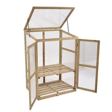 Load image into Gallery viewer, Garden Portable Wooden Raised Plants Greenhouse

