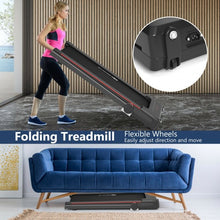 Load image into Gallery viewer, 2.25HP 3-in-1 Folding Treadmill with Table Speaker Remote Control-Black
