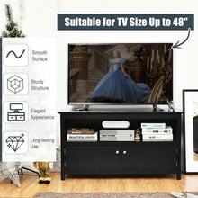 Load image into Gallery viewer, 44&quot; Wooden Storage Cabinet TV Stand-Black
