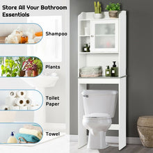 Load image into Gallery viewer, Bathroom Space Saver White Over-the-Toilet Cabinet
