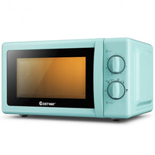 Load image into Gallery viewer, 0.7 Cu. ft Retro Countertop Compact Microwave Oven-Green
