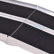 Load image into Gallery viewer, Portable Aluminum Non-skid Multifold Wheelchair Ramp-7&#39;
