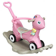 Load image into Gallery viewer, 4 in 1 Baby Rocking Horse with Music-Pink
