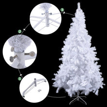 Load image into Gallery viewer, 5 ft  White Artificial PVC Christmas Tree
